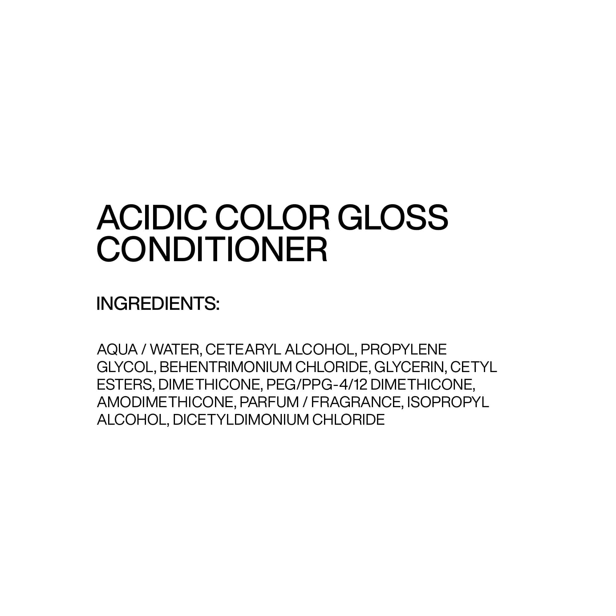 Acidic Color Gloss Sulfate-Free Conditioner