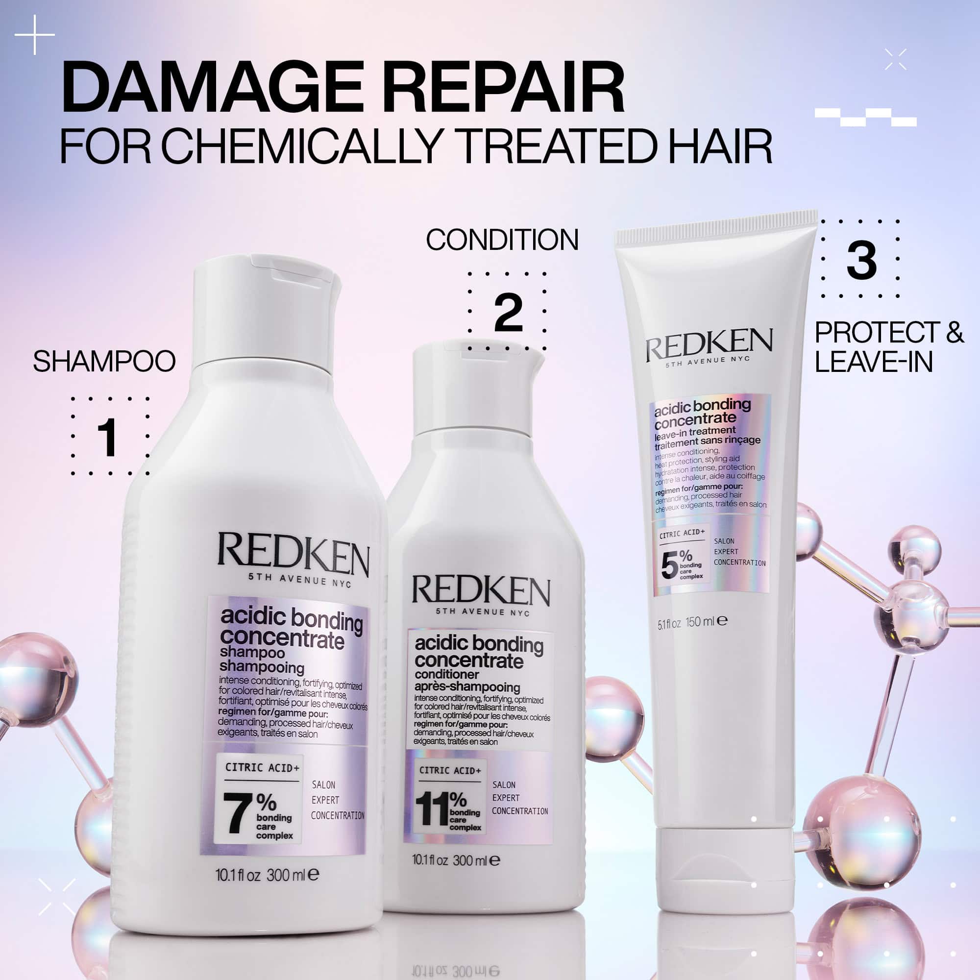 Acidic Bonding Concentrate Sulfate-Free Bonding Shampoo for Damaged Hair