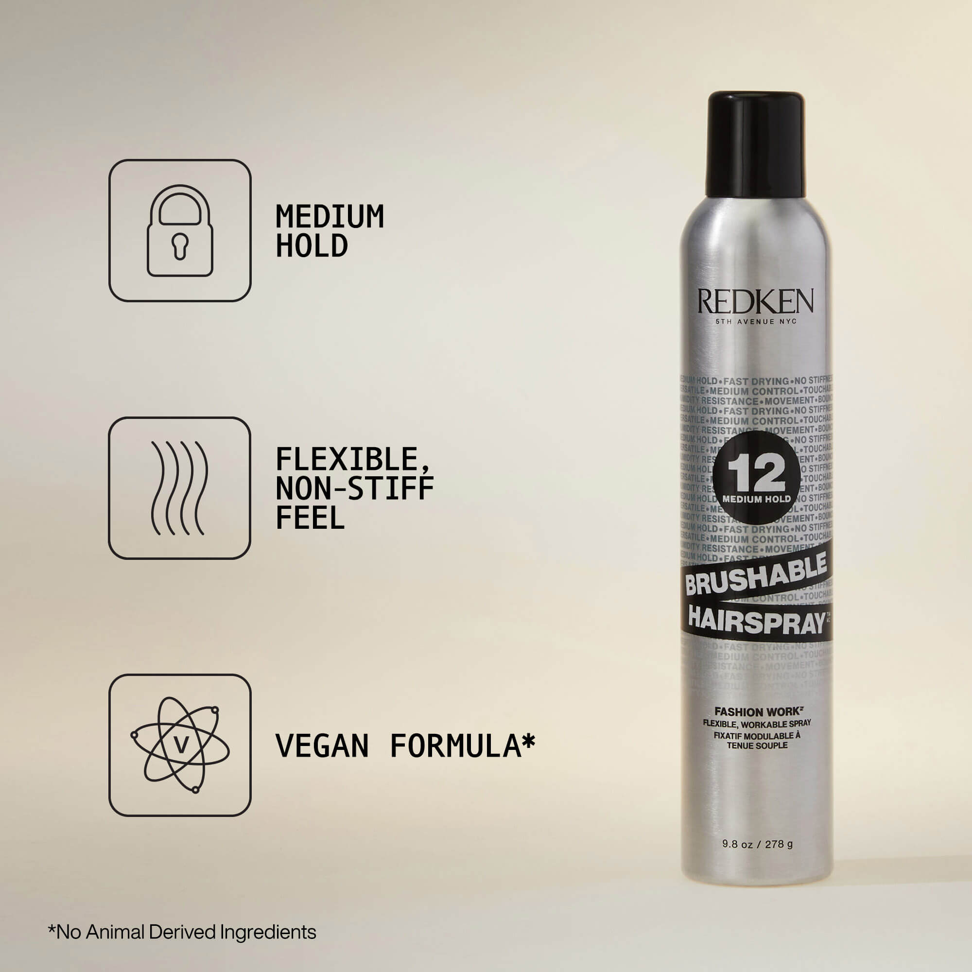 BRUSHABLE HAIRSPRAY