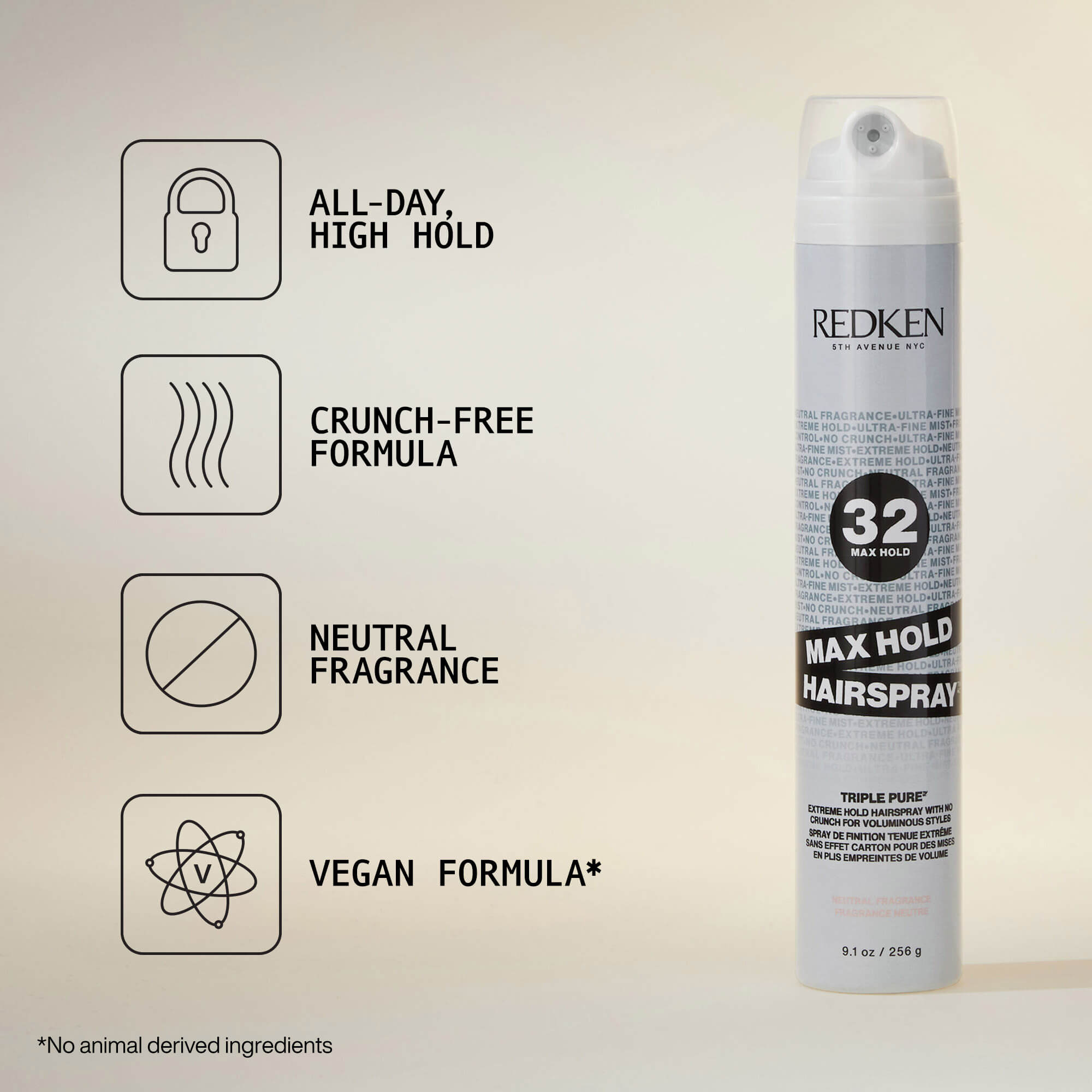 Max Hold Hairspray Neutral Fragrance