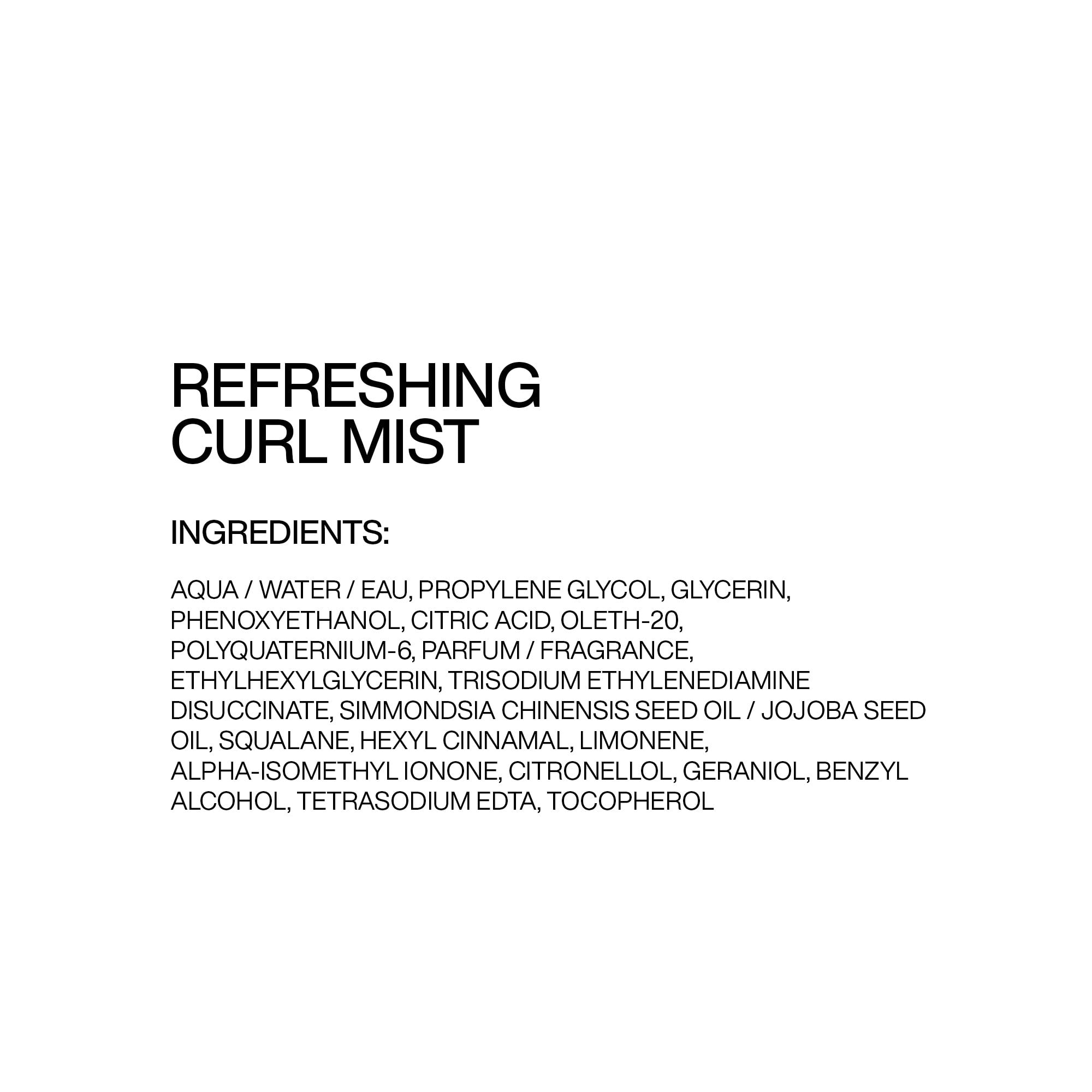 Refreshing Curl Mist